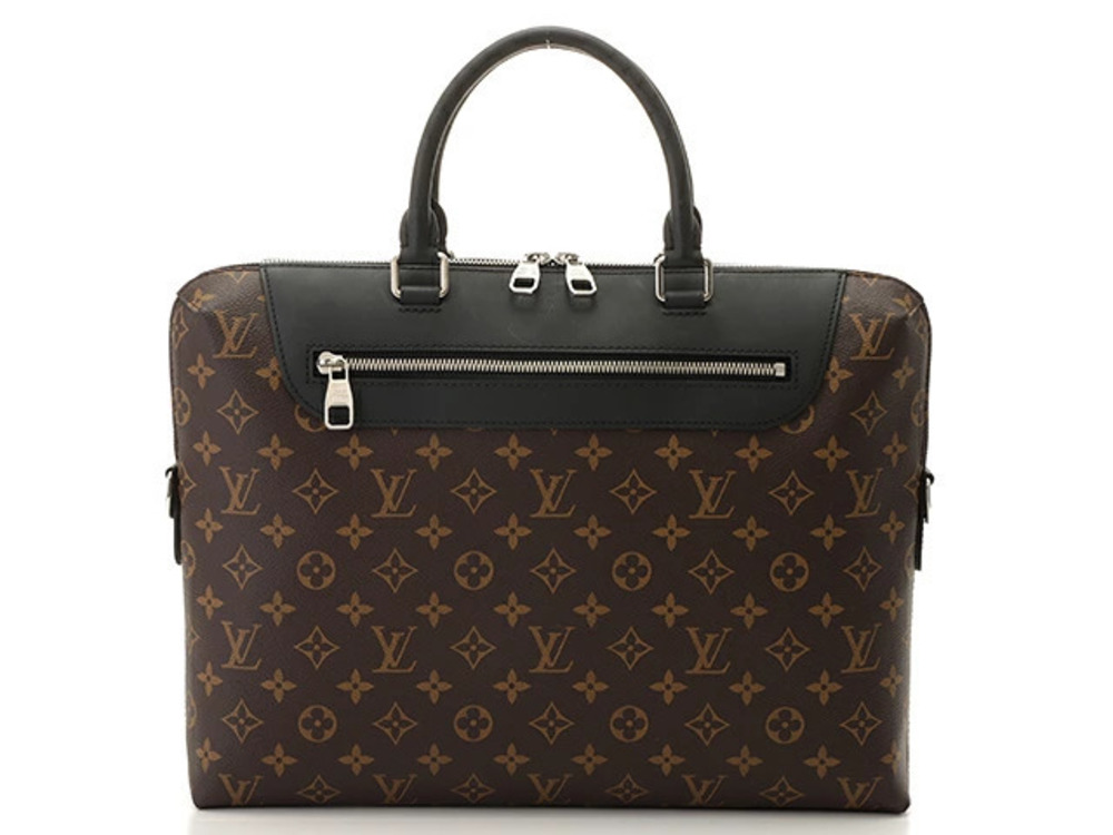 Louis Vuitton shoulder bag PDJ NM Port Jour business Monogram Macassar Brown AH